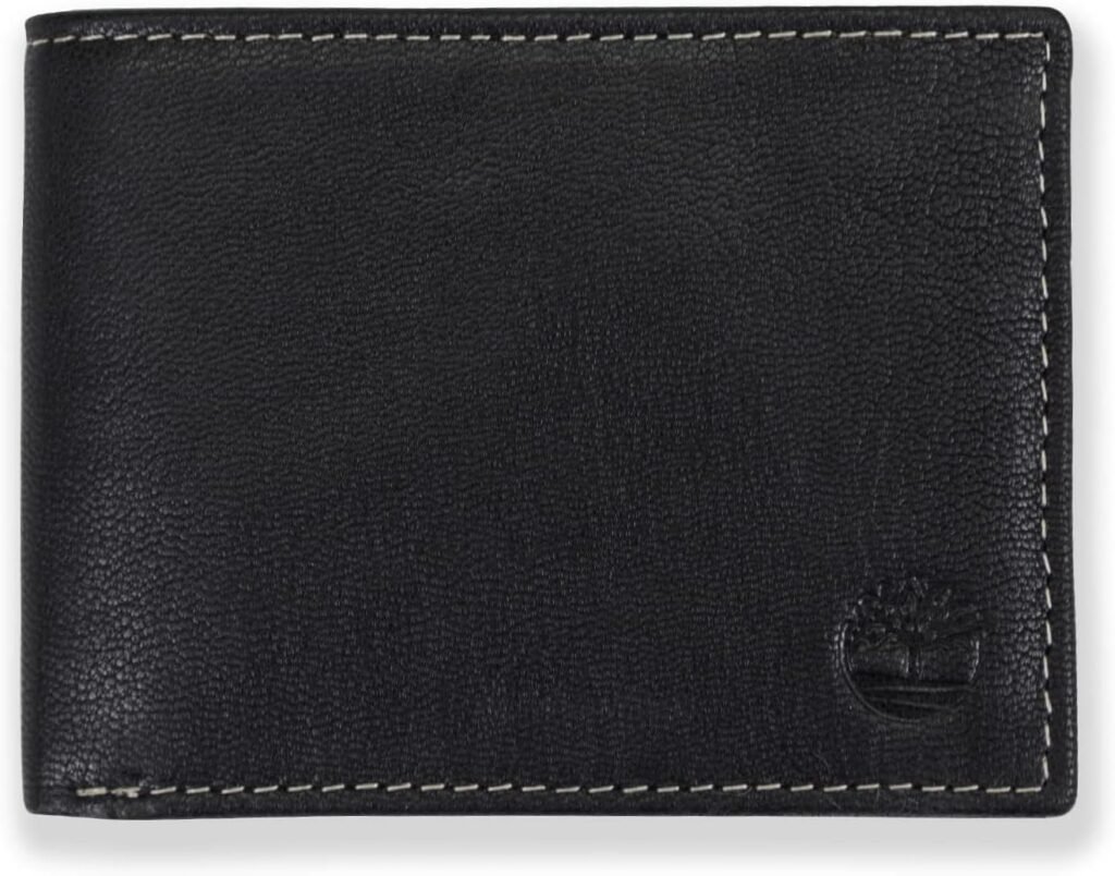 Timberland Mens Genuine Leather Rfid Blocking Passcase Security Wallet