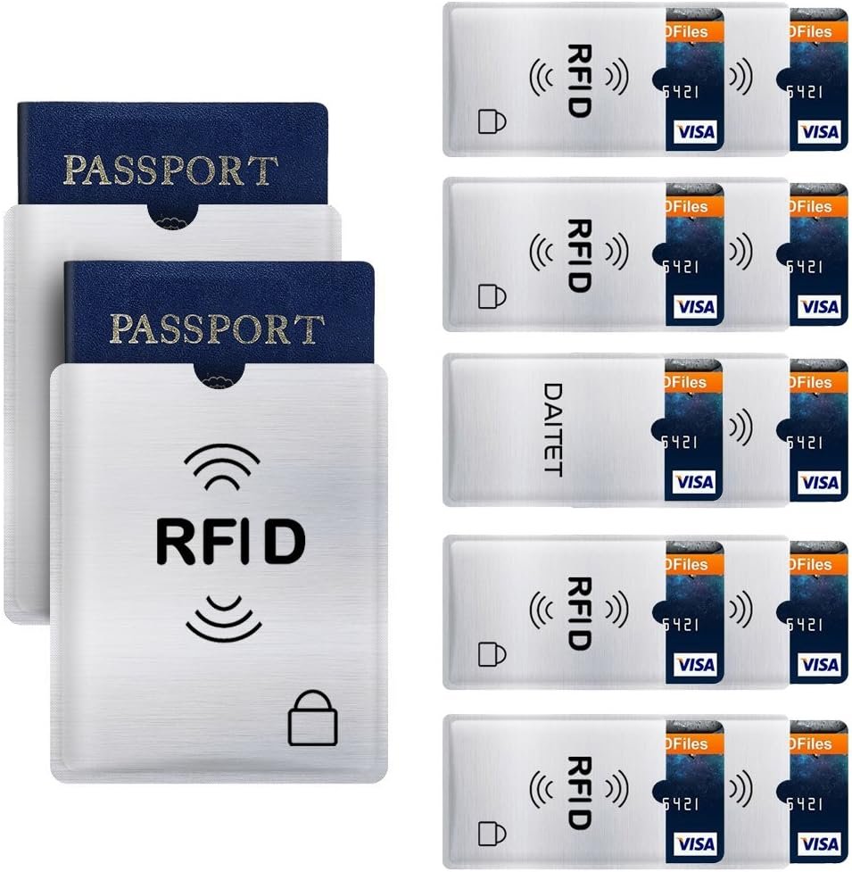 Security Card Shield -10 Credit Card RFID Protection, Anti-Theft  Security Sleeves