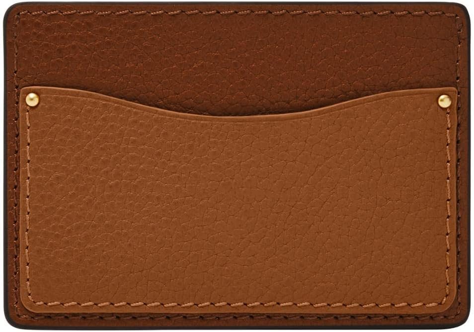 Fossil Mens Leather Minimalist Card Case Front Pocket Wallet for Men