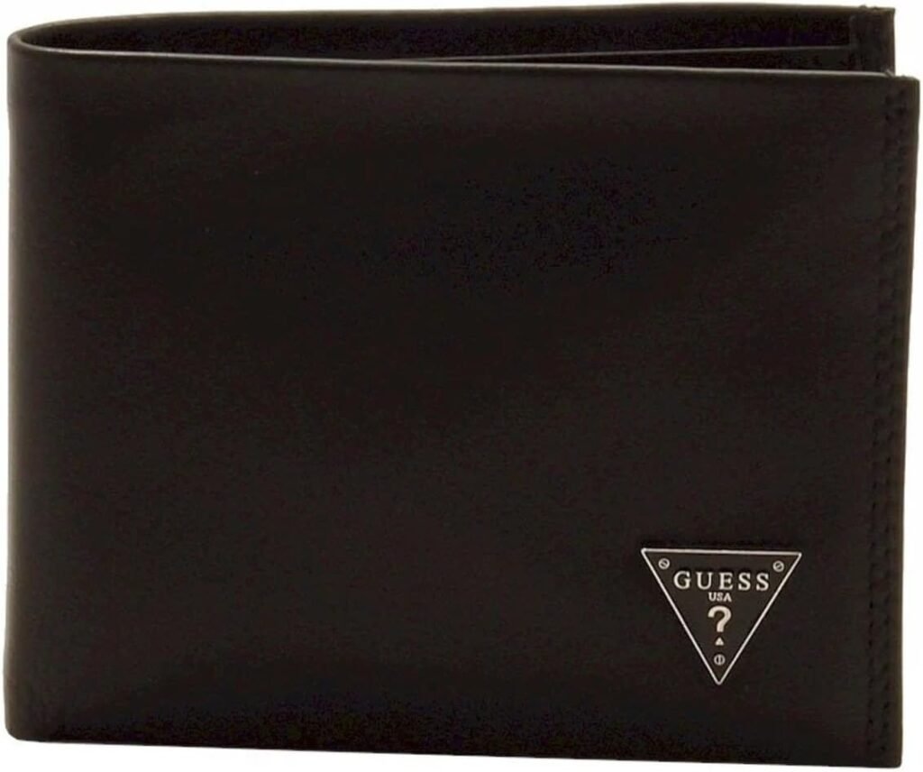 GUESS Mens Leather Passcase Wallet